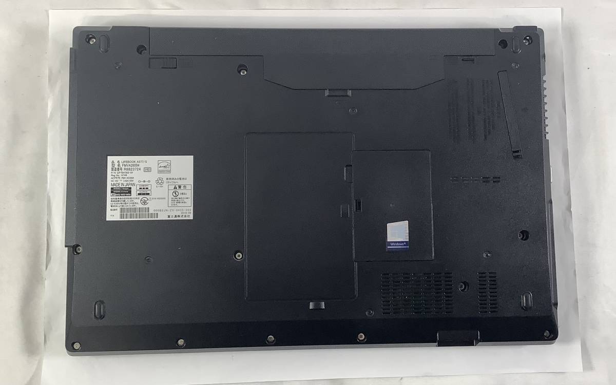 K5121201 FUJITSU LIFEBOOK A577/S 　/i5-7200U/8GB メモリ/128GB SSD/ 1点【通電OK】_画像3