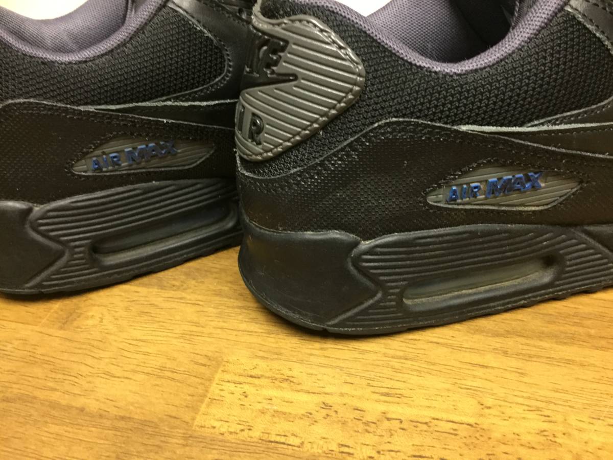 NIKE Air Max ９０ 黒/青/グレー ２６．５ USED エアマックス_画像9