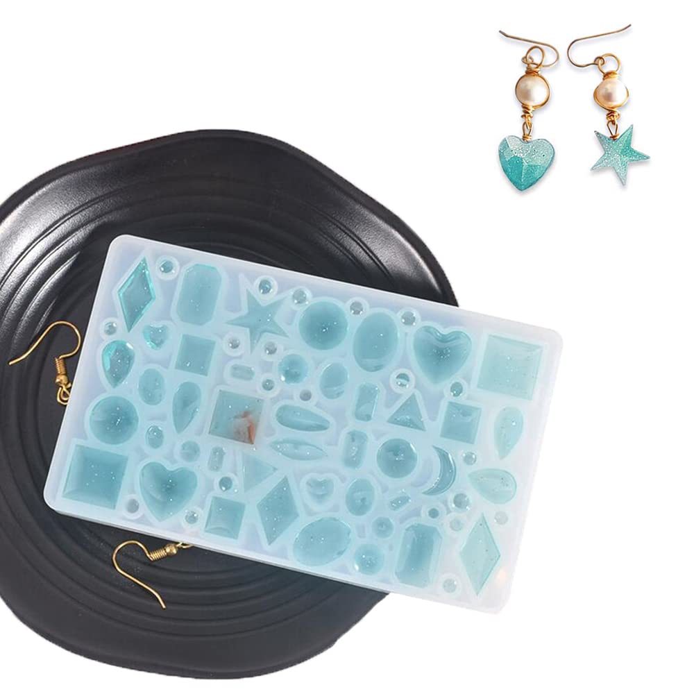 【数量限定】サムコス シリコンモールド 宝石型 2個セット 小さい 宝石 ミニ レジン アクセサリー ジュエリー パーツ DIY 