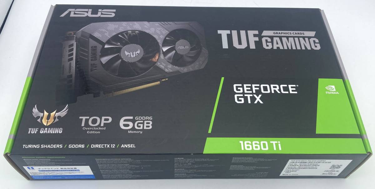 ASUS TUF Gaming ASUS TUF-GTX1660TI-6G-EVO-GAMING GDDR6 新品未開封品【GA006】_画像1