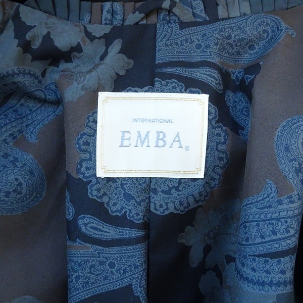 #wnc エンバ EMBA コート 黒系 ミンク ファー 毛皮コート スタンドカラー シェアードミンク レディース [846022]_画像5