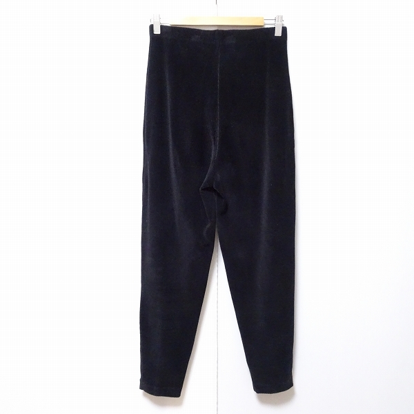 #anc Leilian Leilian pants leggings pants 46 black corduroy stretch large size lady's [820965]