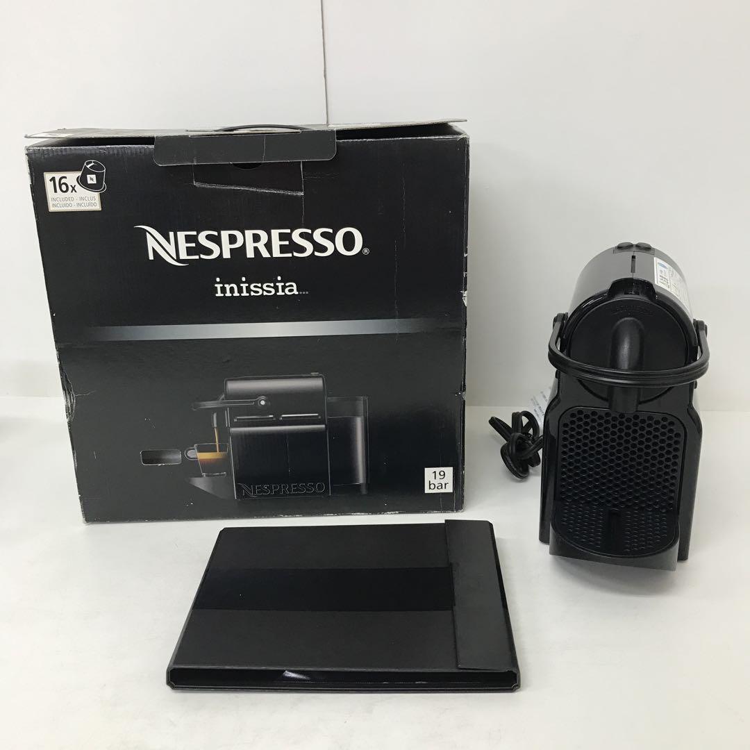 イニッシア D40 BK ネスプレッソ カプセル式コーヒーメーカー |130