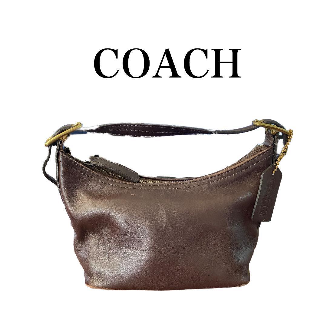 coach　コーチ　ミニバッグ　ハンドバッグ　レディース　ブラウン