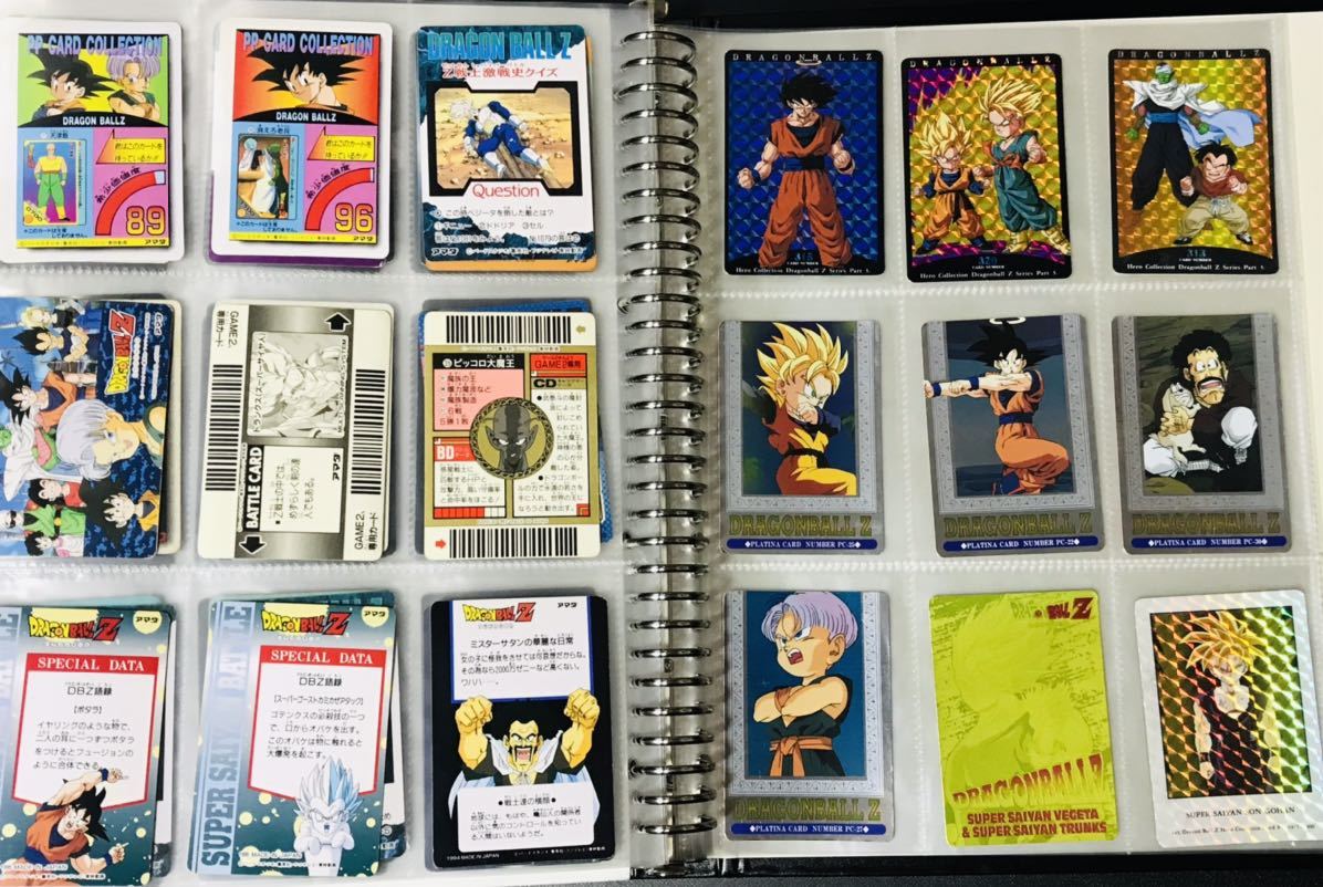 ドラゴンボール カードダス 初版 キラカード 1990年代 当時物 本弾 アマダPPカード バーコードウォーズ Dragonball carddass set ④_画像8