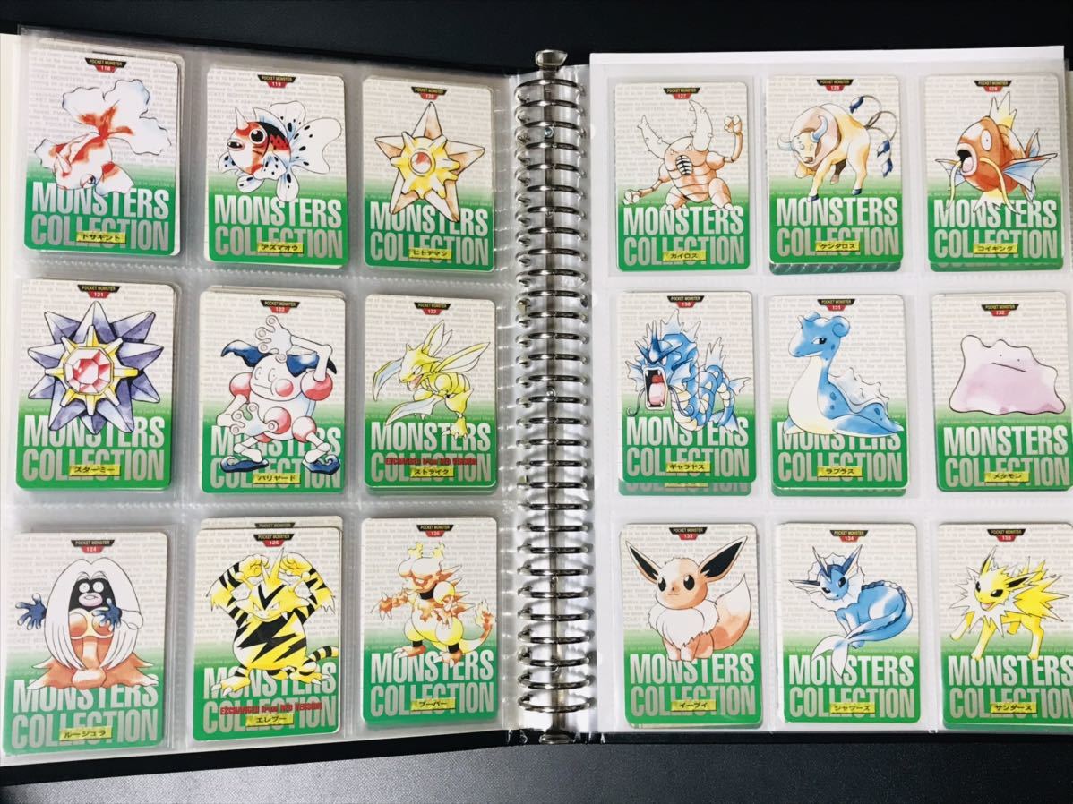 ポケモン カードダス 緑版 全153種類 フルコンプ No.1〜151＋2 Pokemon complete set Charizard card リザードン_画像8