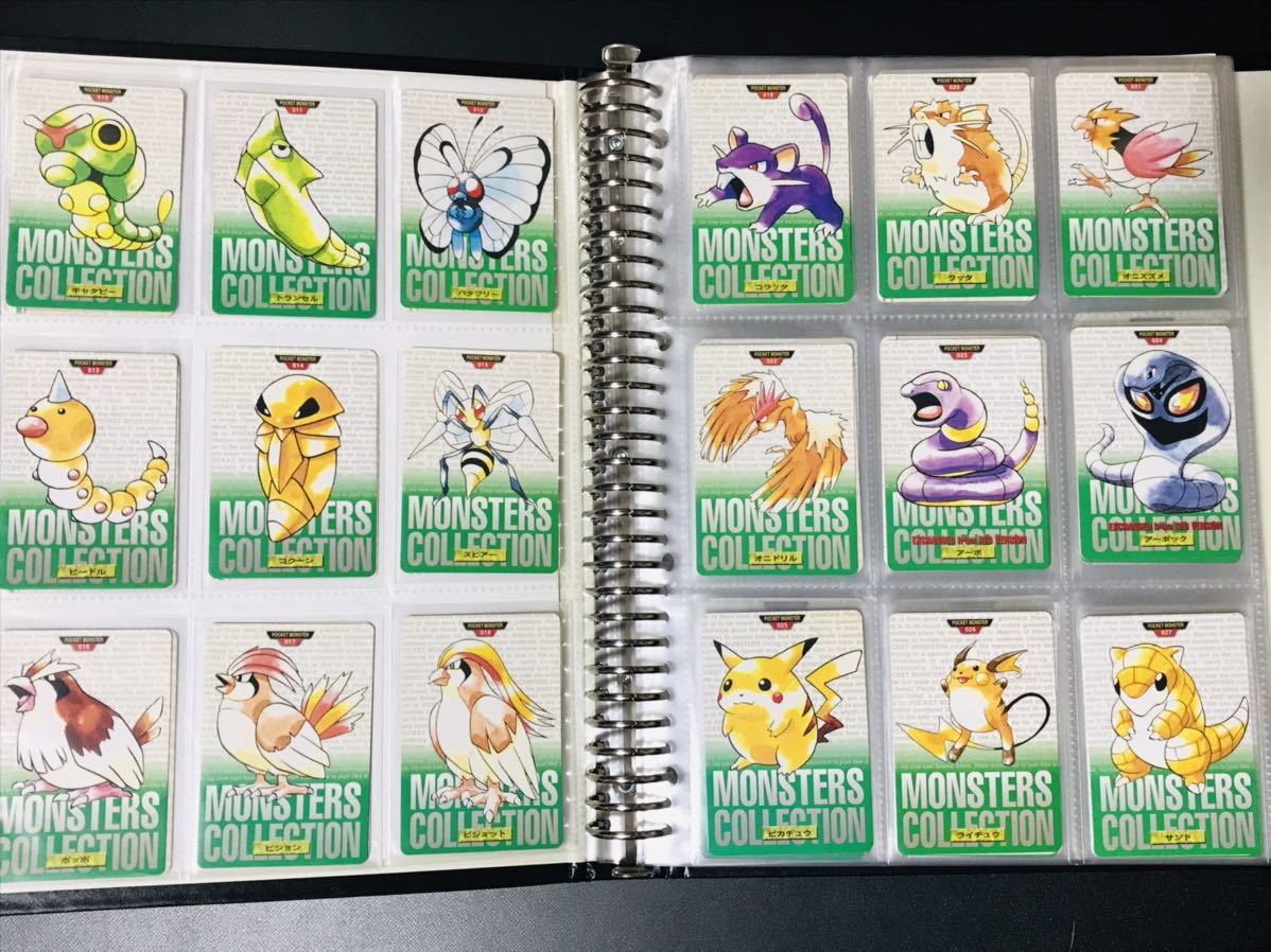 ポケモン カードダス 緑版 全153種類 フルコンプ No.1〜151＋2 Pokemon complete set Charizard card リザードン_画像2