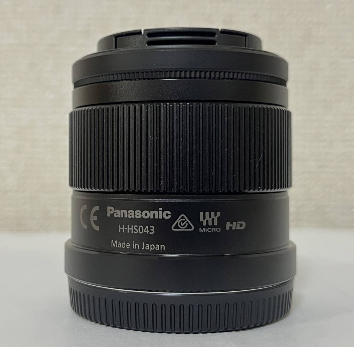 パナソニック PANASONIC LUMIX G 42.5mm/F1.7 ASPH./POWER O.I.S. H-HS043-K 中古_画像4