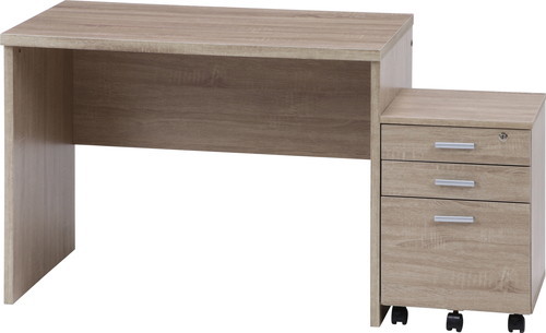  desk 2 point set white oak 