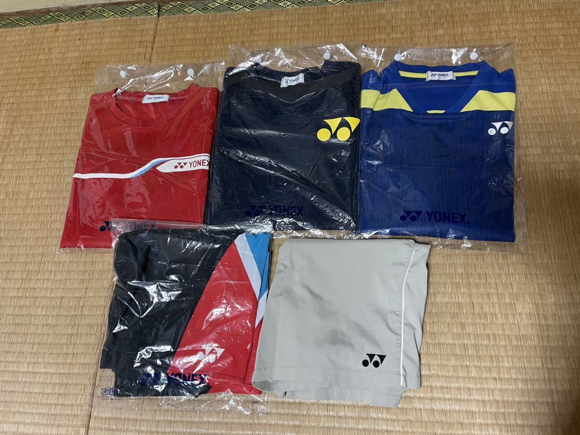 YONEX ヨネックス サイズSS (150-160cm位)シャツ 半ズボン　ハーフパンツ　短パン　セット　テニス バドミントン ユニフォーム _画像1