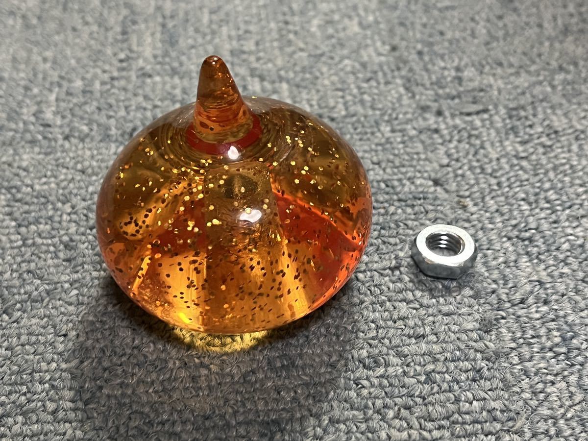 [ hand made ] lame Sly m Beth shift knob M8X1.25 Custom custom gong ke Dragon Quest dress up orange 