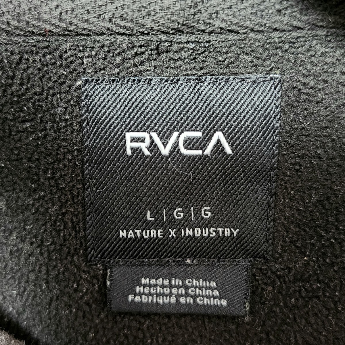 《大人気》RVCA ルーカ パーカー グレー ペイズリー センターロゴ ゆるだぼ_画像8