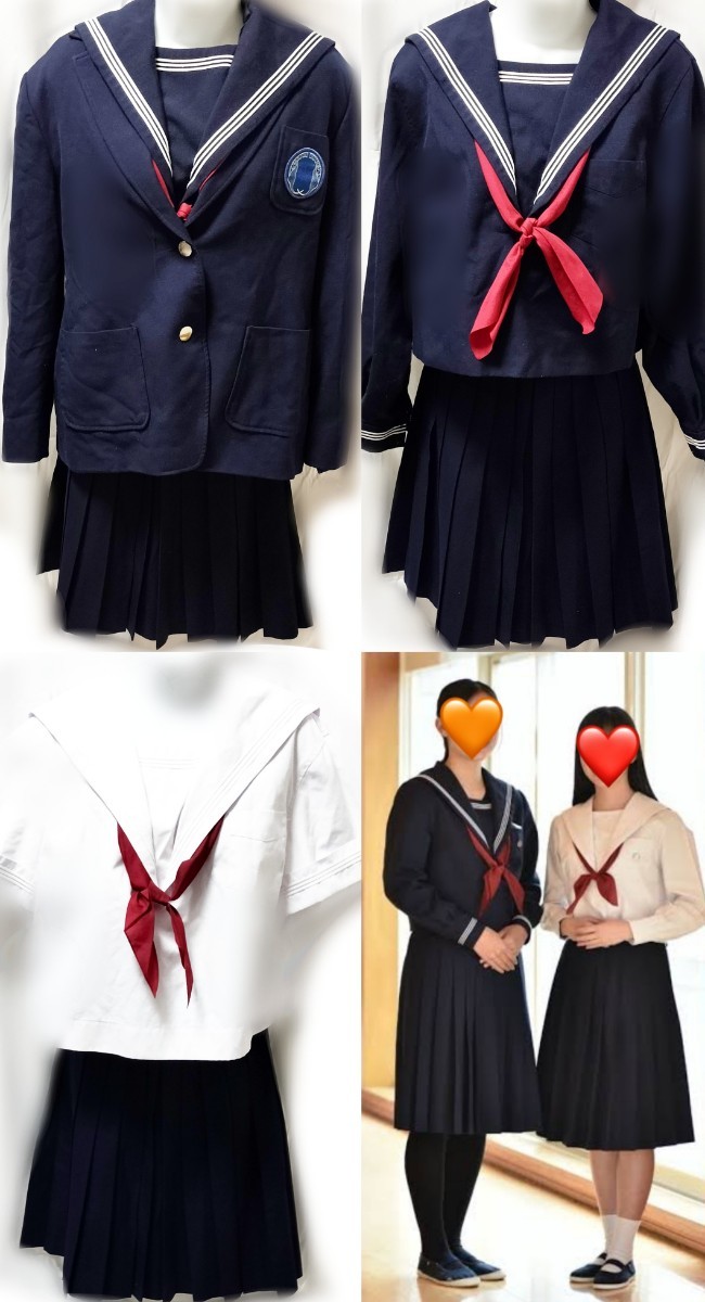 北海道 遺愛女子高校 制服 学生服/nikke/大きいサイズ/セーラー服/遺愛女子/TOMBOW