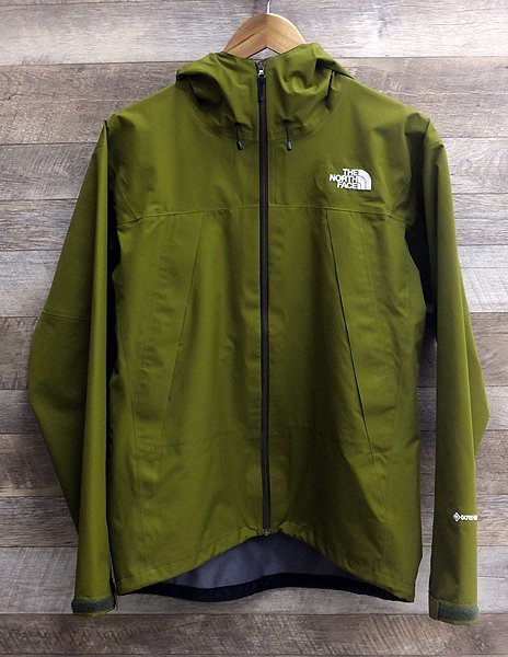 ●新品同様!! THE NORTH FACE/ザ・ノース・フェイス クライムライトジャケット NP12003 ファーグリーン Mサイズ 防水ジャケット アウトドア_画像1