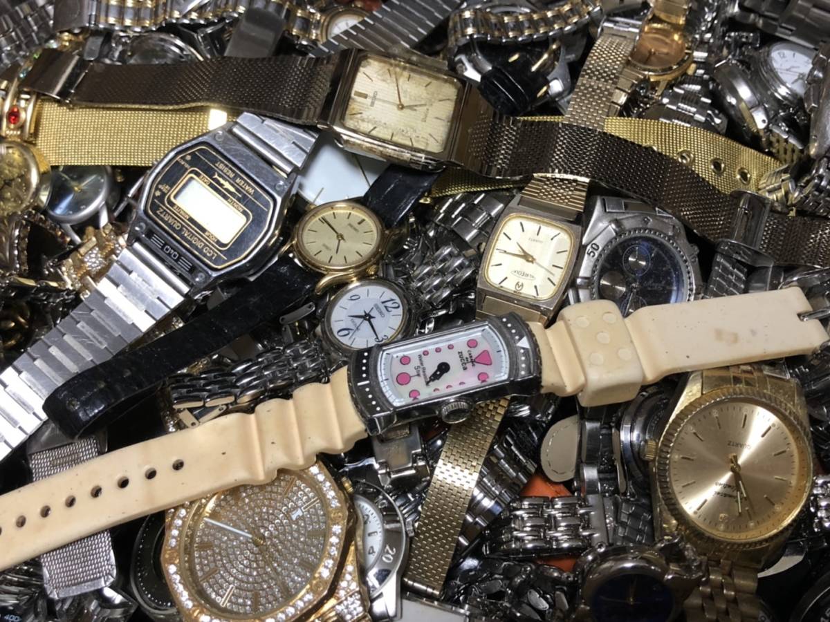 ジャンク 腕時計 350本以上 SEIKO CITIZEN CASIO セイコー シチズン カシオ ブランド まとめ売り 大量 まとめて 動作未確認品_画像5
