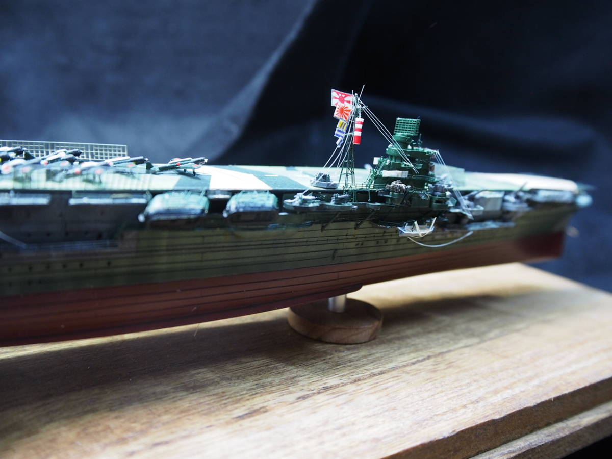 1/700 旧日本海軍 第一機動艦隊 瑞鶴 エンガノ岬沖海戦時 フルハルケース付き完成品_画像9