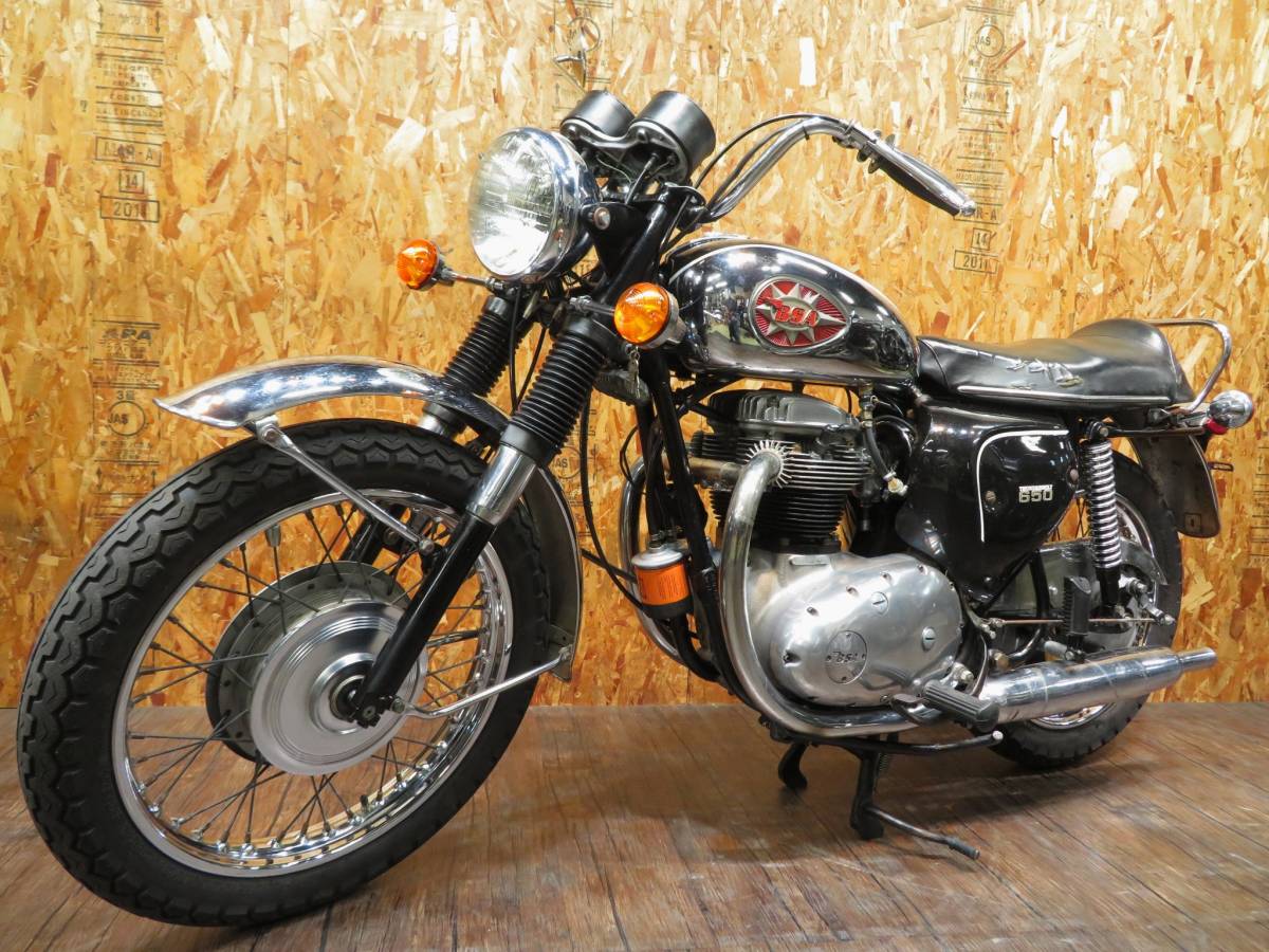 【動画付】実働 1970年 BSA A65 サンダーボルト A65T / スピットファイア ライトニング T120R TR5 TR6 T100 5T 6T 650 500 B44 B25の画像5