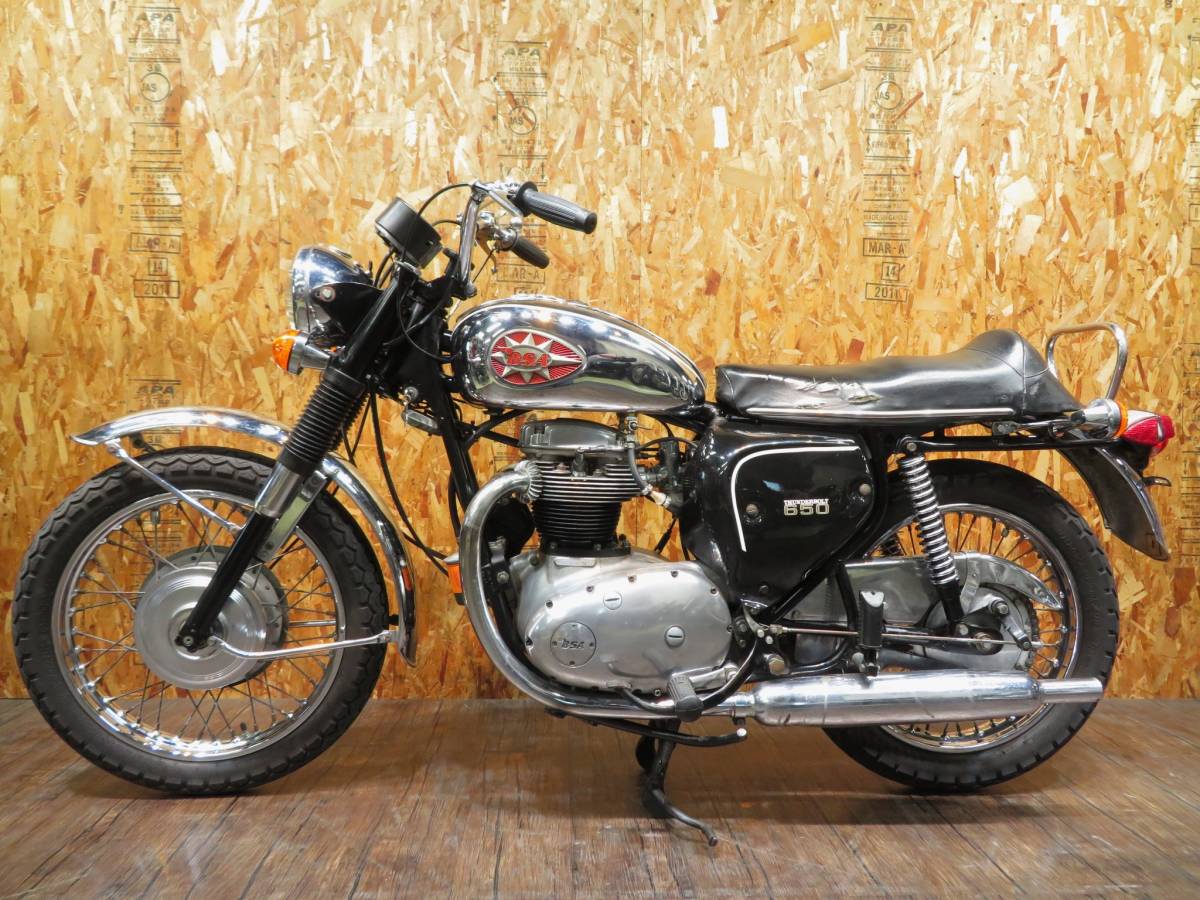 【動画付】実働 1970年 BSA A65 サンダーボルト A65T / スピットファイア ライトニング T120R TR5 TR6 T100 5T 6T 650 500 B44 B25_画像6