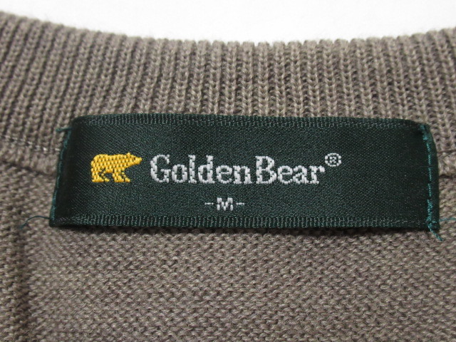 [de0 BY6181] Golden Bear ゴールデンベア 3点セット size M 長袖ポロシャツ ×2 ニット ×1 _画像8