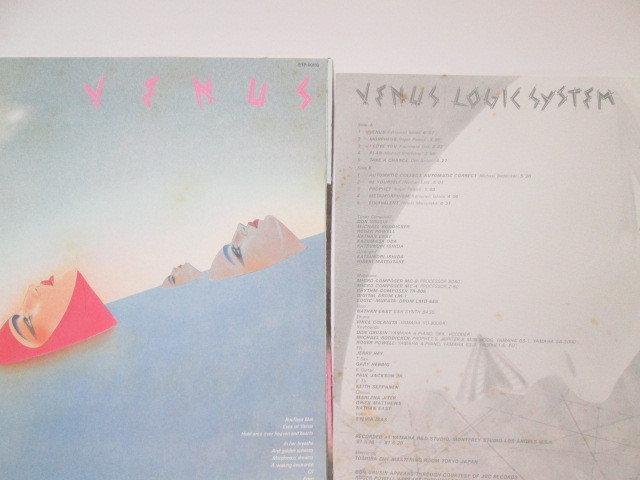 [de15 NN6248] 【帯付】 LOGIC SYSTEM (ロジック システム 松武秀樹) Venus (1981年 ETP-90139 シンセポップ ジャズファンク)_画像6