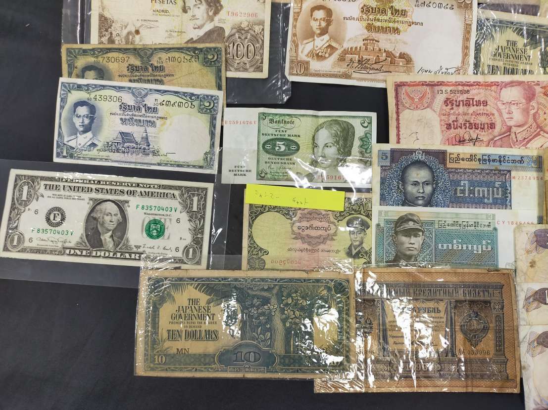 【C10】海外古紙幣まとめ売り　ミャンマー　ドイツ　ロシア　スペイン　パキスタン　エジプト　メキシコ　ナイジェリア　海外　外貨_画像5