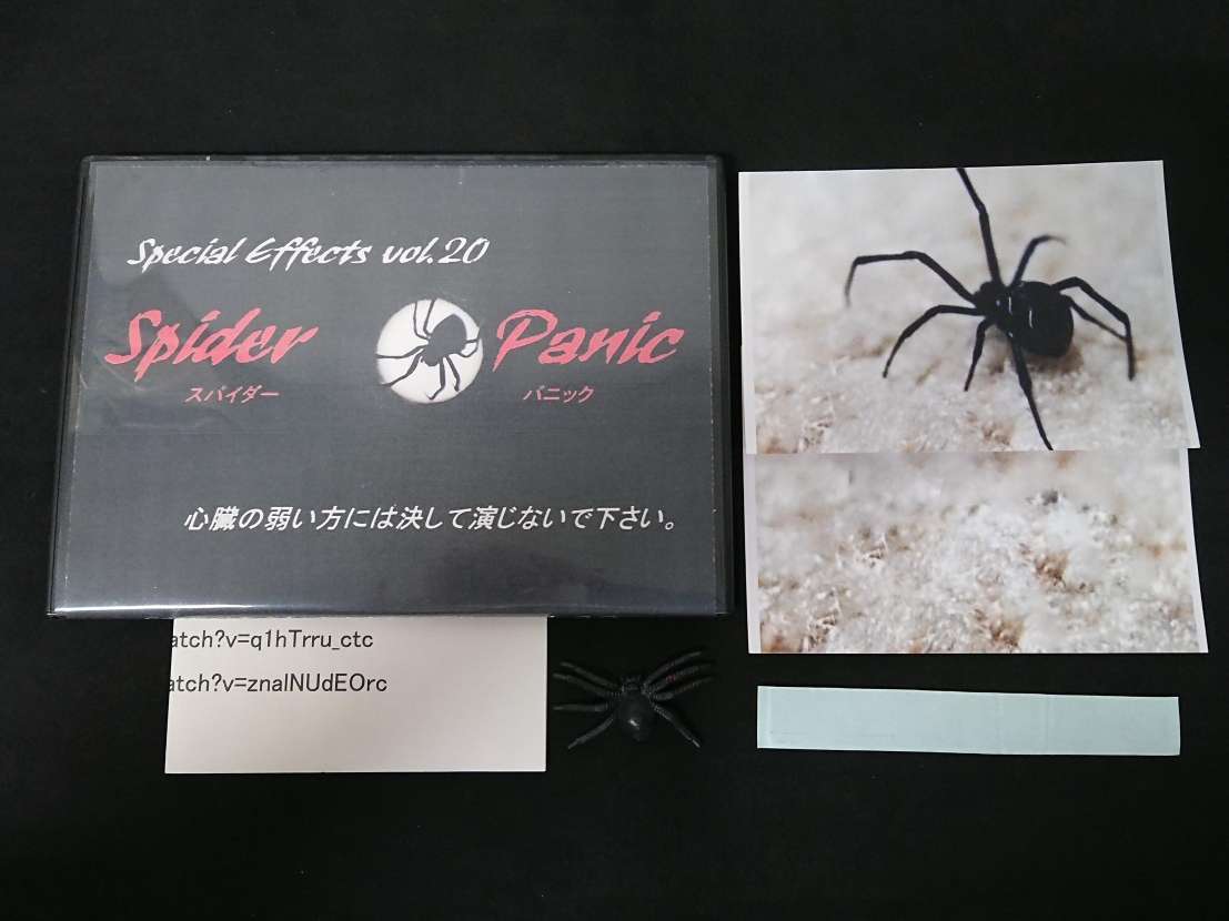 【D116】Spider Panic スパイダーパニック 蜘蛛 Special Effects 20 M.A.magic DVD ギミック マジック 手品の画像1