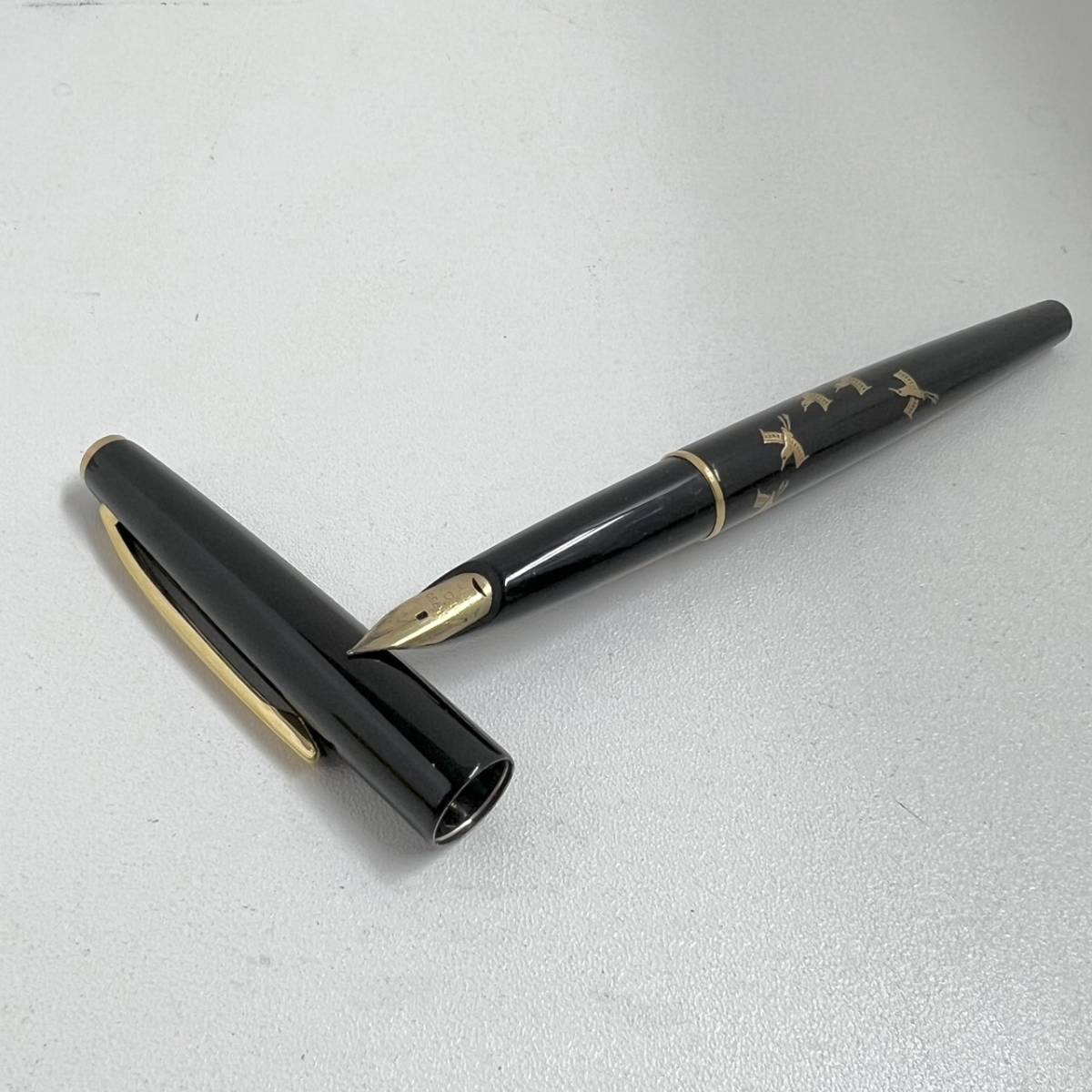 13986/ 万年筆 PILOT 18K-750 國光舎 蒔絵 パイロット ペン 文房具 ケース付き_画像3