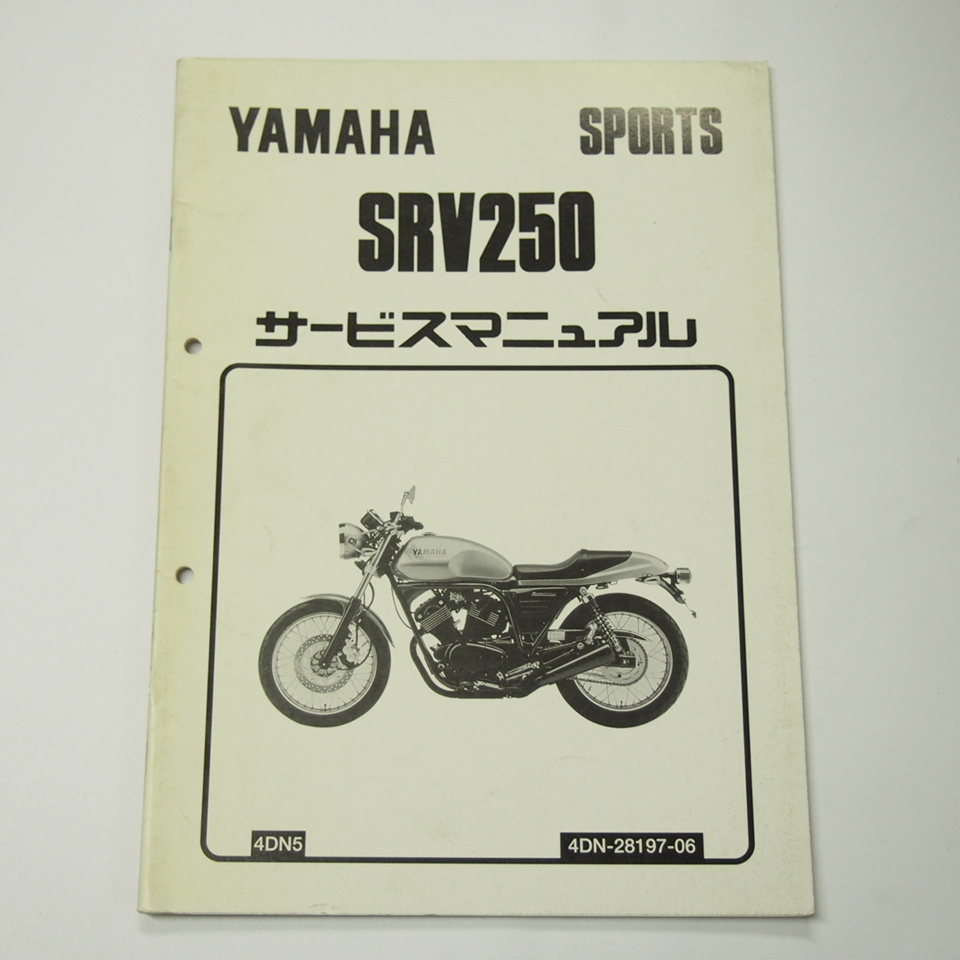 SRV250 дополнение версия руководство по обслуживанию 4DN5 Yamaha спорт электрический . линия map есть 1996 год 3 месяц выпуск 4DN