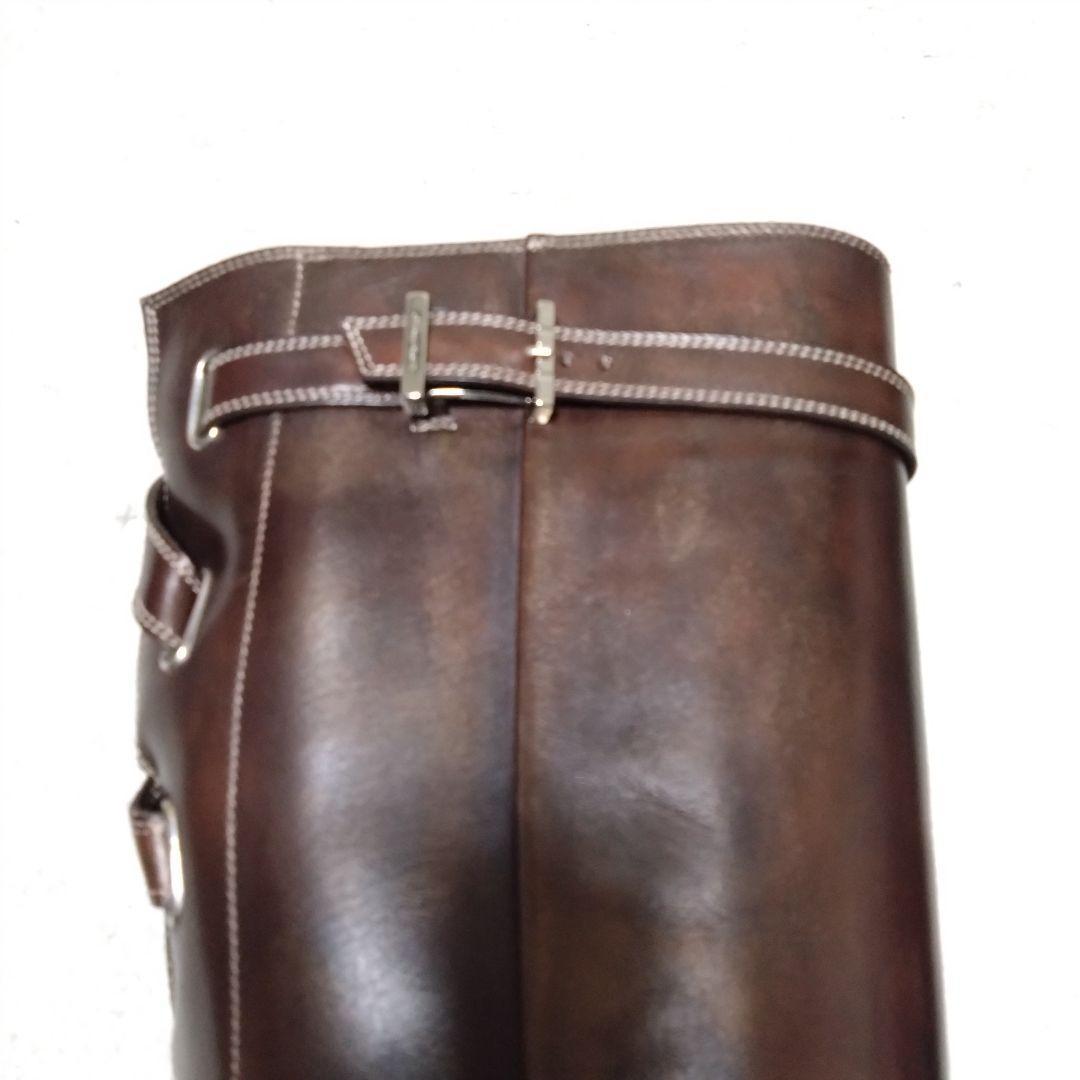 [ ultimate beautiful goods ] rare sun to-ni jug boots long boots original leather side fastener 