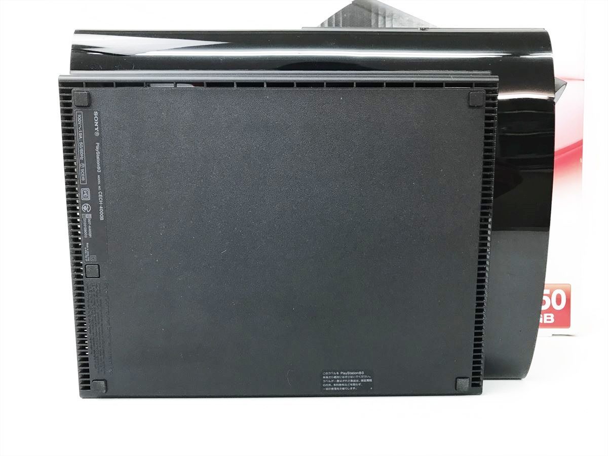 【1円】PS3 本体 セット 250GB ブラック SONY PlayStation3 CECH-4000B 動作確認済 プレステ3 DC08-081jy/G4_画像4