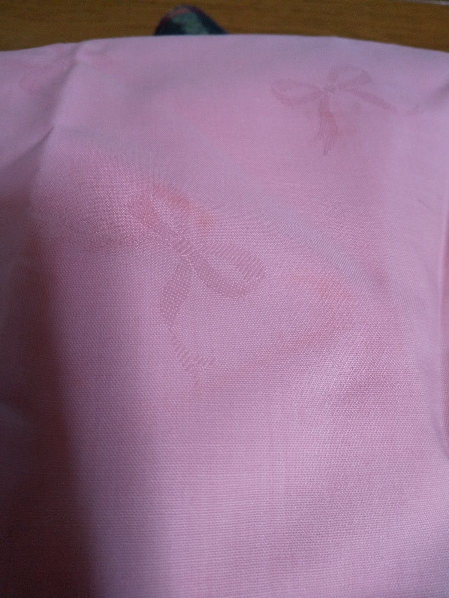 ピンクと柄のかわいい布　二枚