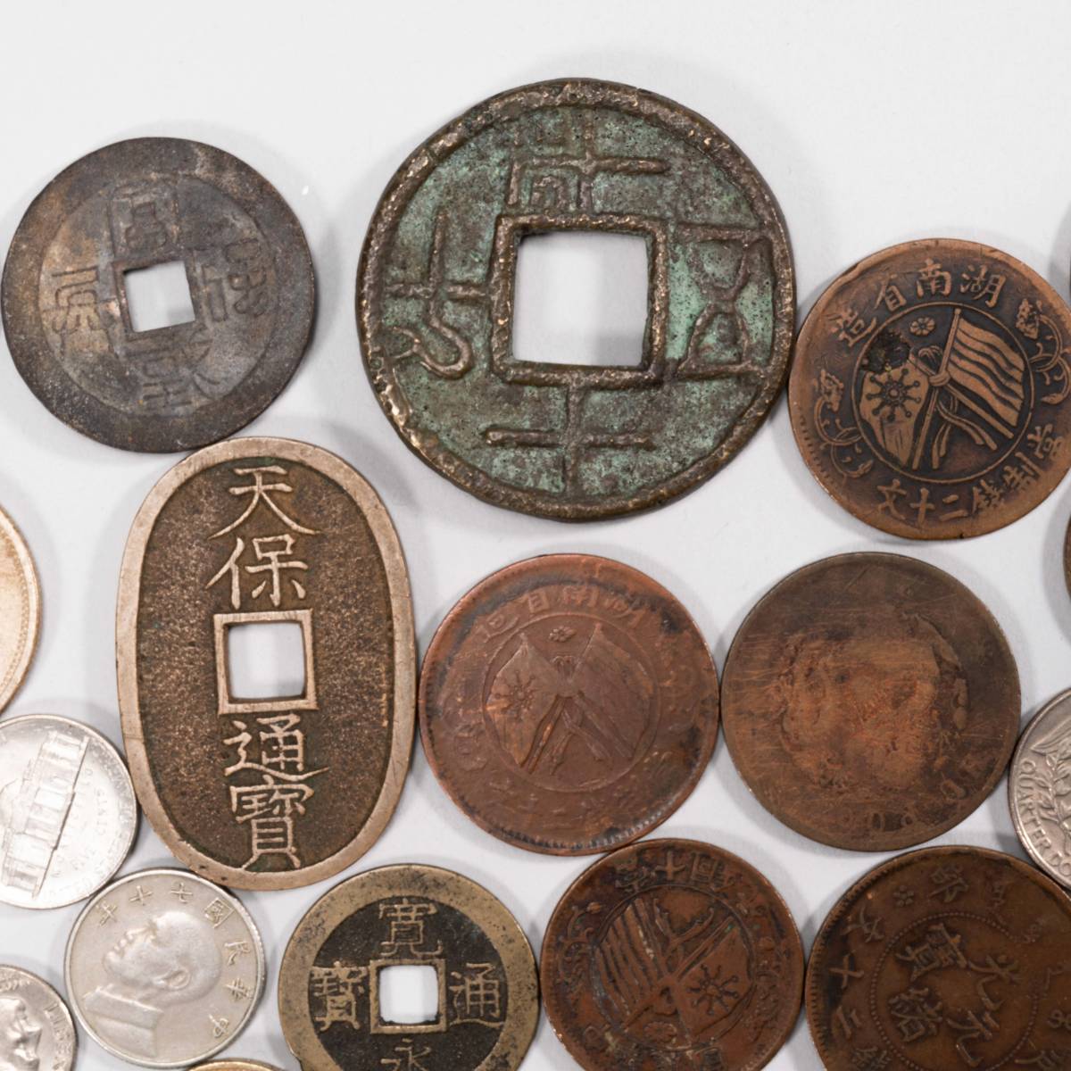 まとめ外貨 銅銭 日本昭和 コイン アメリカ ドル カナダ 中国 イギリス 硬貨 海外貨幣 世界 YS23072076_画像3