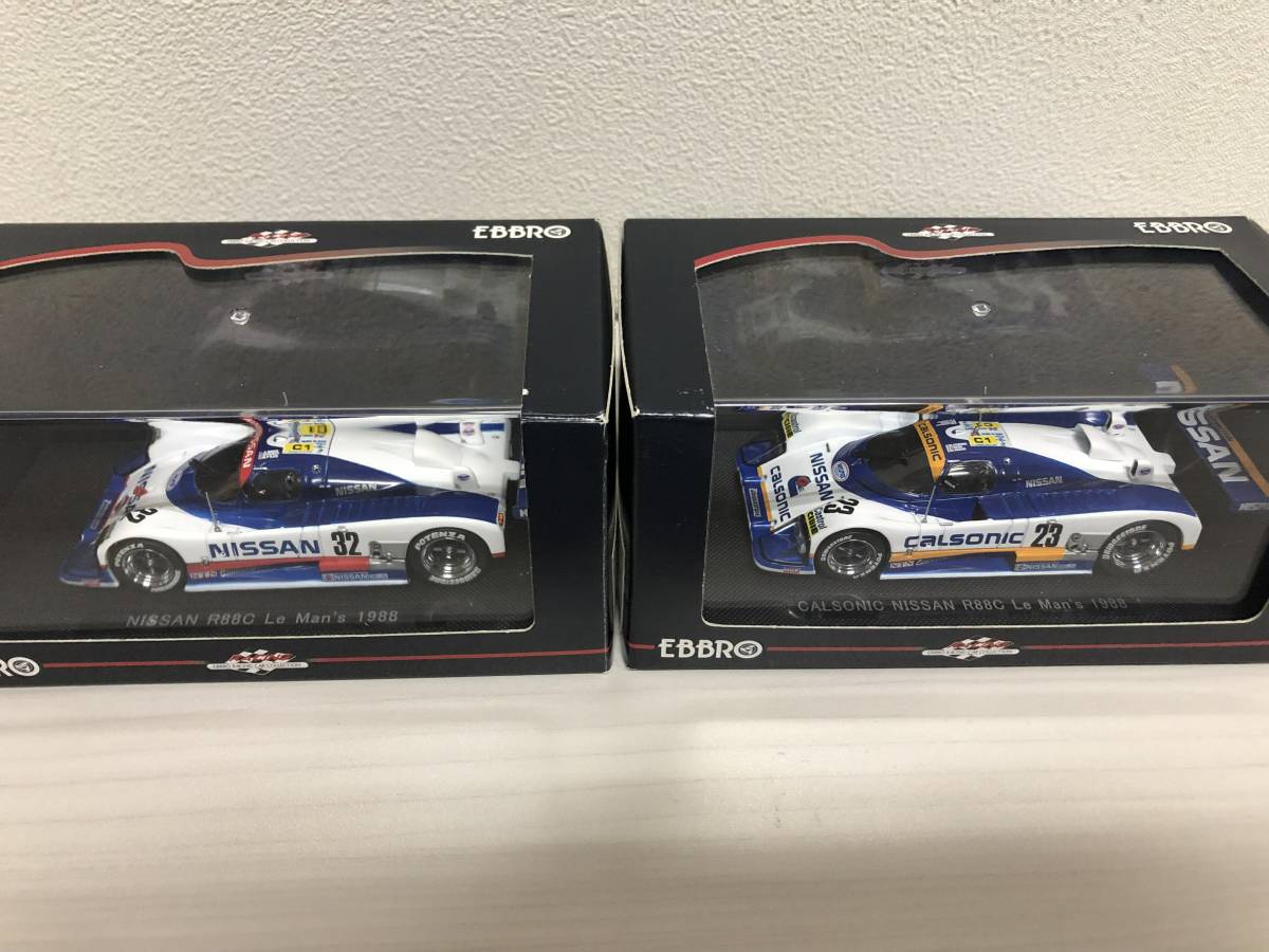 2台セット　1/43　エブロ　ニッサン　R88C　LM24　1988　＃23　＃32　星野一義/鈴木亜久里/和田孝夫 _画像1