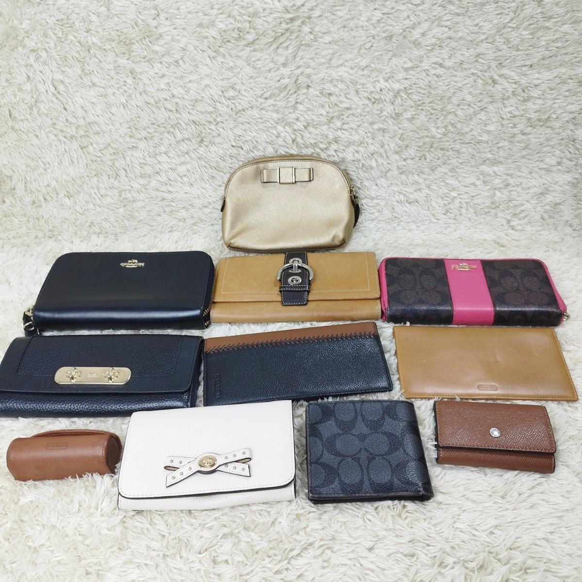 【1円~】Y105 ブランド財布等 36個 まとめ FENDI フェンディ/BOTTEGA VENETA ボッテガヴェネタ/COACH コーチ/ダンヒル/マイケルコース 等_画像4