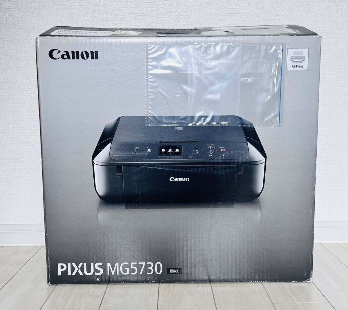 ◆未使用 Canon インクジェットプリンター 複合機 PIXUS MG5730 BK ブラック　ピクサス _画像2