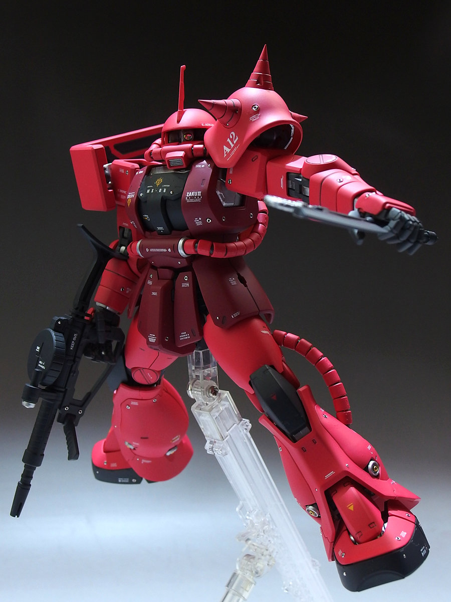 1/100 MG MS-06S シャア専用ザク Ver.2.0 塗装済完成品_画像7