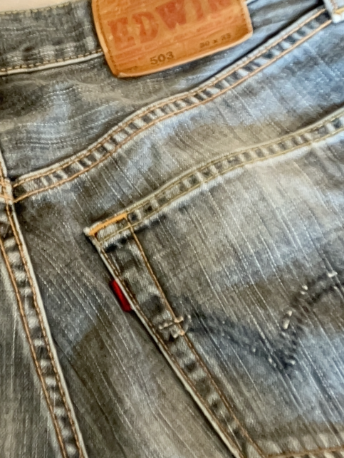  быстрое решение W30 EDWIN Edwin 503 черный Denim fe-do цвет сделано в Японии желтый стежок сделано в Японии кромка цепь стежок specification 050303 хлопок 100%