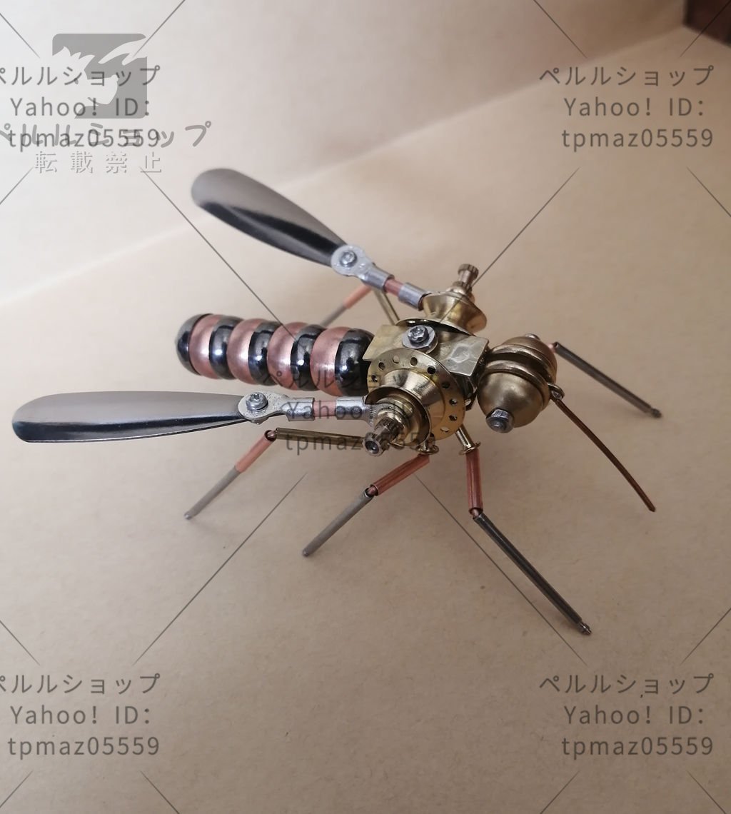 金属 模型 機械式完成モデル 蚊 蠅 サソリ フィギュア 置物 金属 機械式 昆虫 工芸品 完成品_画像2