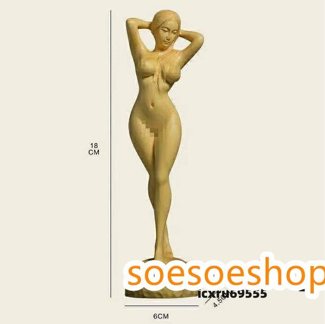 美女◆女神◆ヌード◆美少女 ◆裸婦像◆女性像/彫刻工芸品/手作りデザイン/文遊びの手/置物_画像4