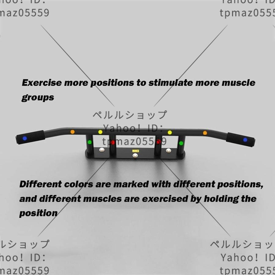 プッシュアップバー ドアフレームの懸垂バー、ロッド長さ100cm、安全で耐久性のあるスポーツおよびフィットネス機器_画像4