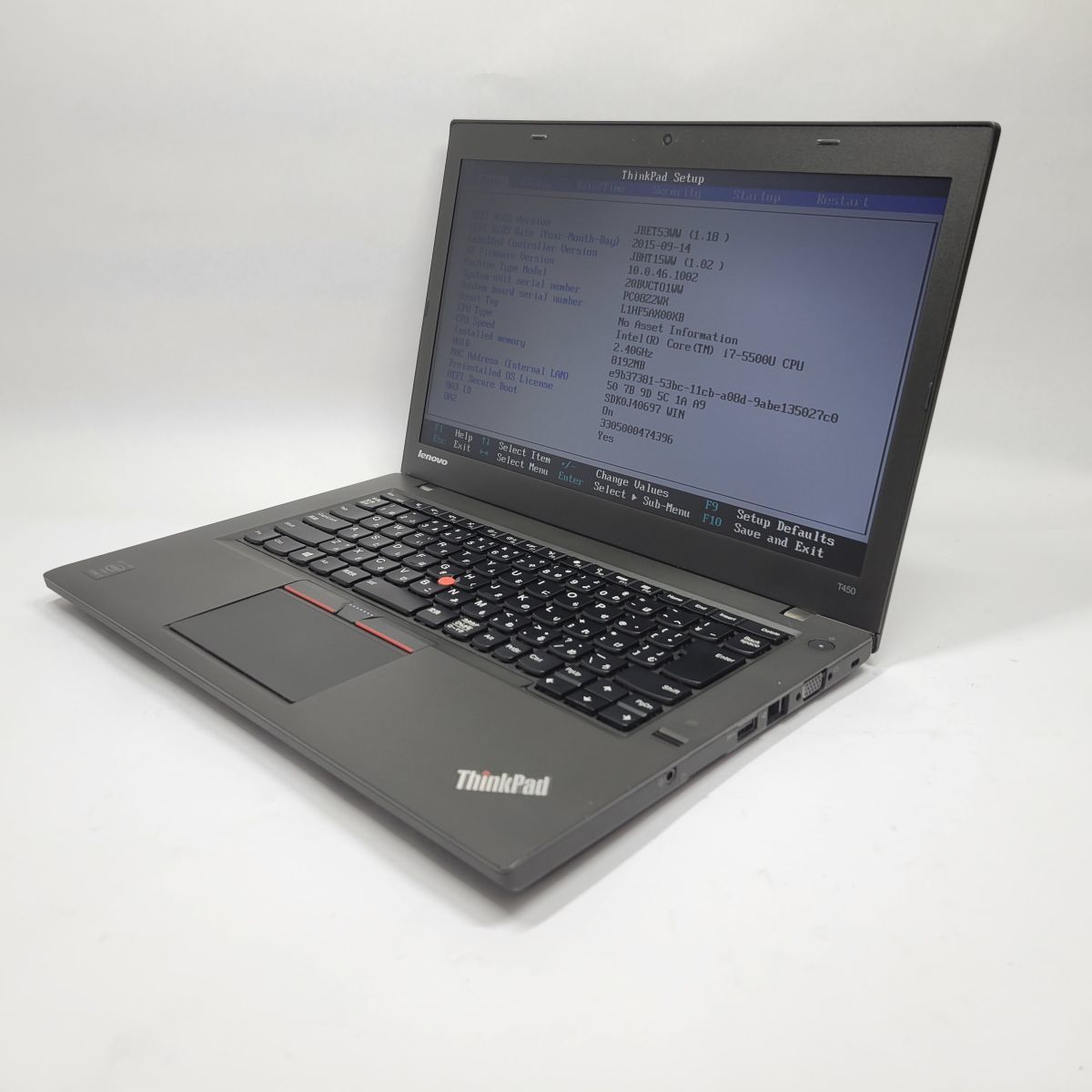 ★訳あり★ Lenovo ThinPad T450 [Core i7 5500U 8GB 512GB 14 -] 中古 ノートパソコン (2709)_画像1