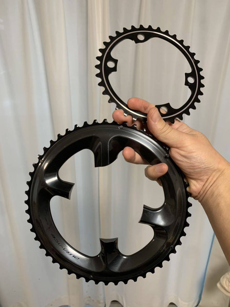 FC-R9100 チェーンリング ほぼ未使用 52-36 デュラエース DURA FC-R9100 チェーンリング ほぼ未使用 52-36 デュラエース DURA