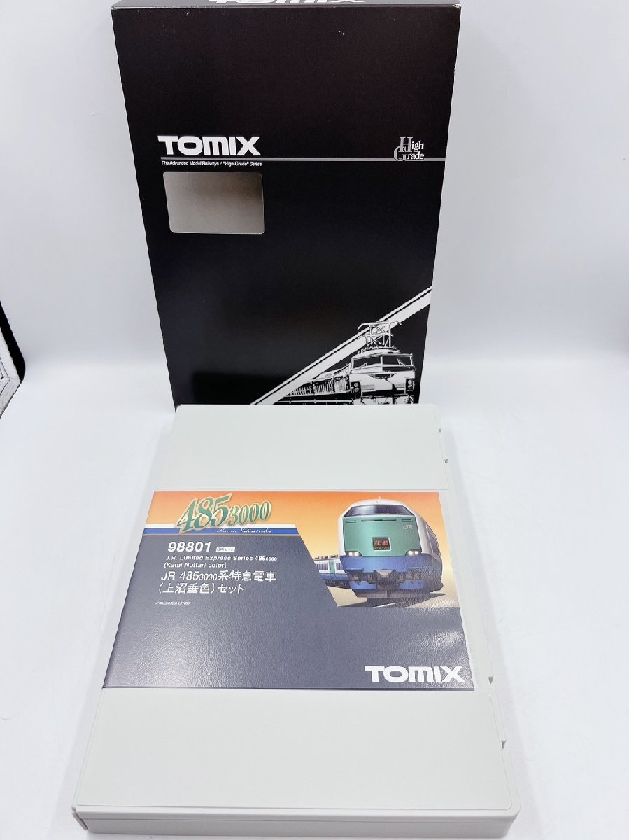 TOMIX 98801 JR485 3000系 特急電車（上沼垂色)セットA 6両 未使用/未走行 開封 コレクター放出品 Nゲージ【AD014】_画像1