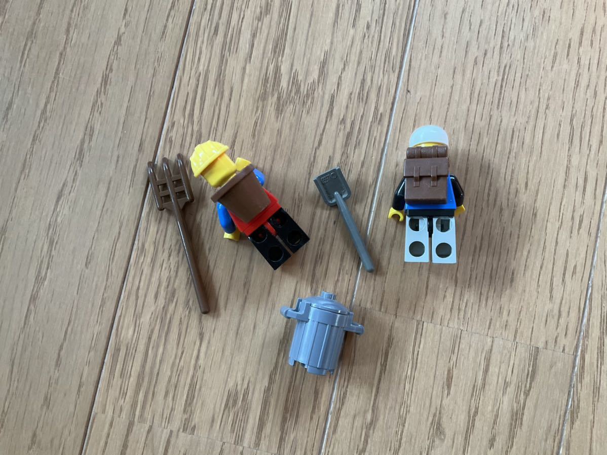 LEGO レゴ ミニフィグ 清掃員さんセット_画像2