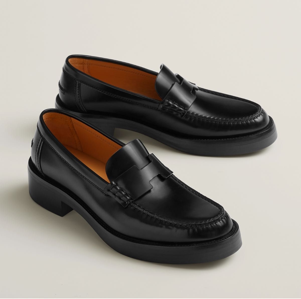 HERMES エルメス モカシン アワー ブラック 39 新品未使用 HERMES エルメス モカシン アワー ブラック 39 新品未使用