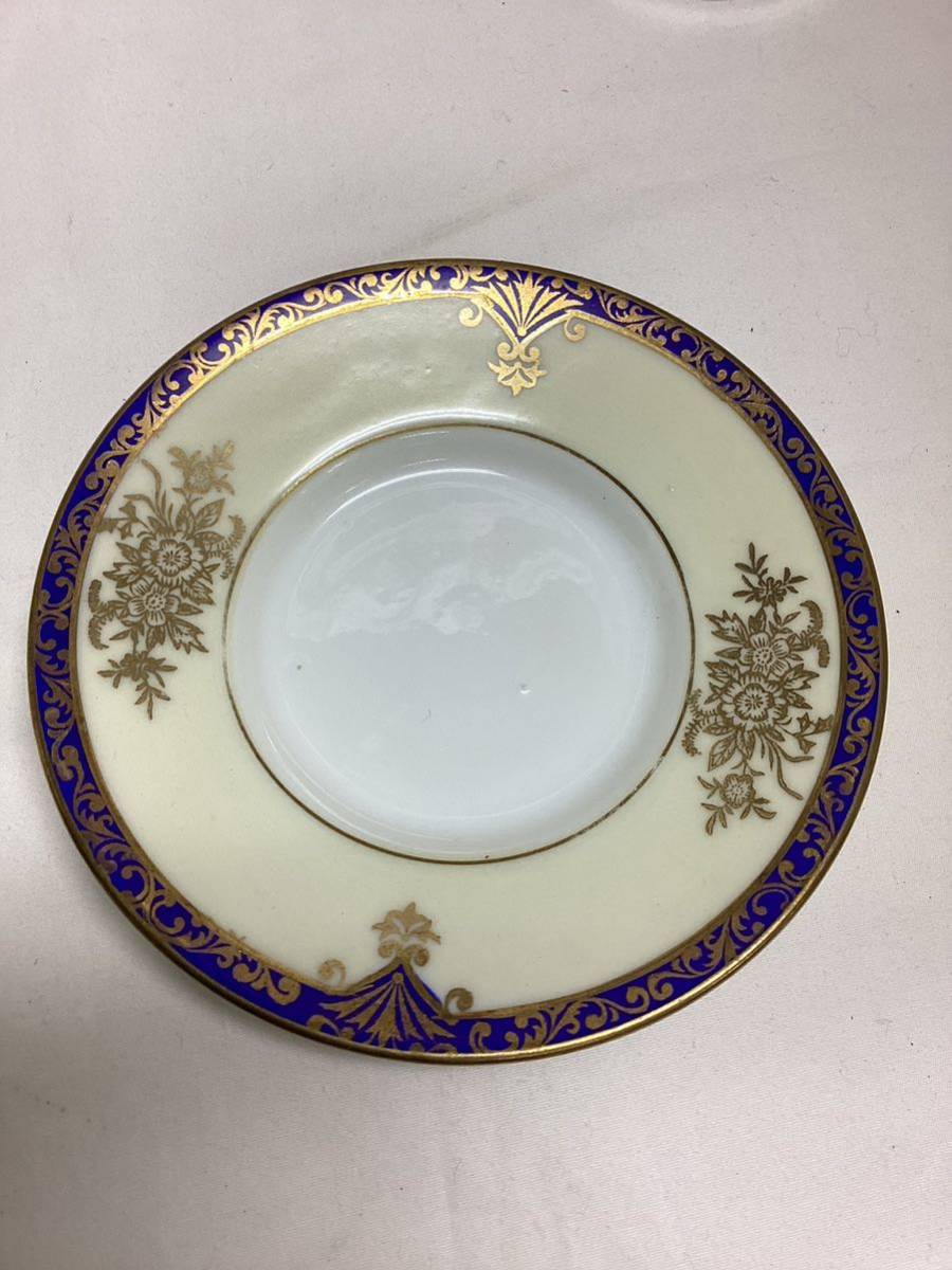 昭和初期　旧ロゴ　金彩　オールド・ノリタケ Noritake マルキ　ティーカップ＆ソーサー　4客 ノリタケ　金縁　コーヒーカップ　_画像3