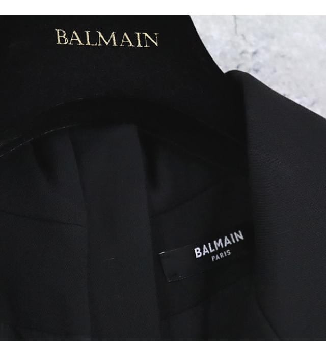 【広尾店】バルマン BALMAIN ジャケット レディース バックジップ 黒 size36_画像3