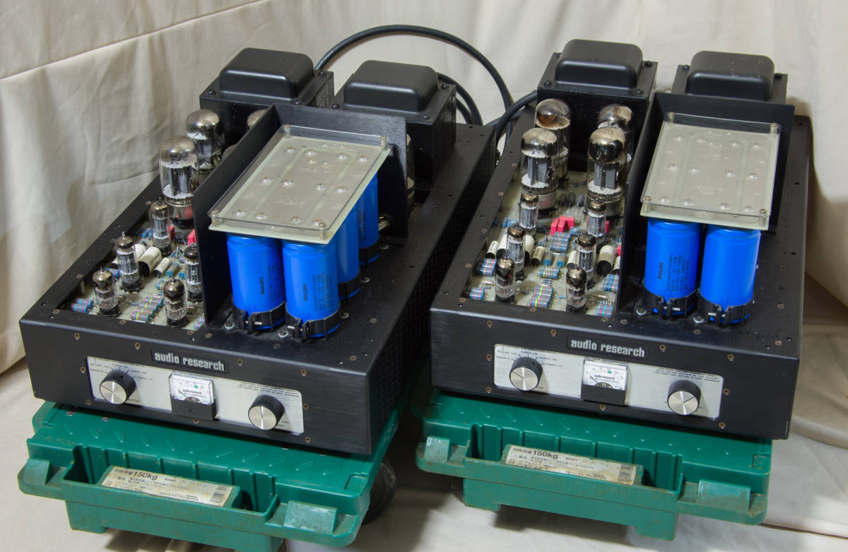  原文:米国オーディオリサーチ社(Audio Research) 管球式モノラルパワーアンプ VT-150 中古品