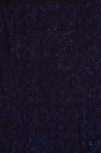 アフリカ　マリ　ドゴン族　藍染め布　大判　Lサイズ　No.78　マルチクロス　絞り　飾り布