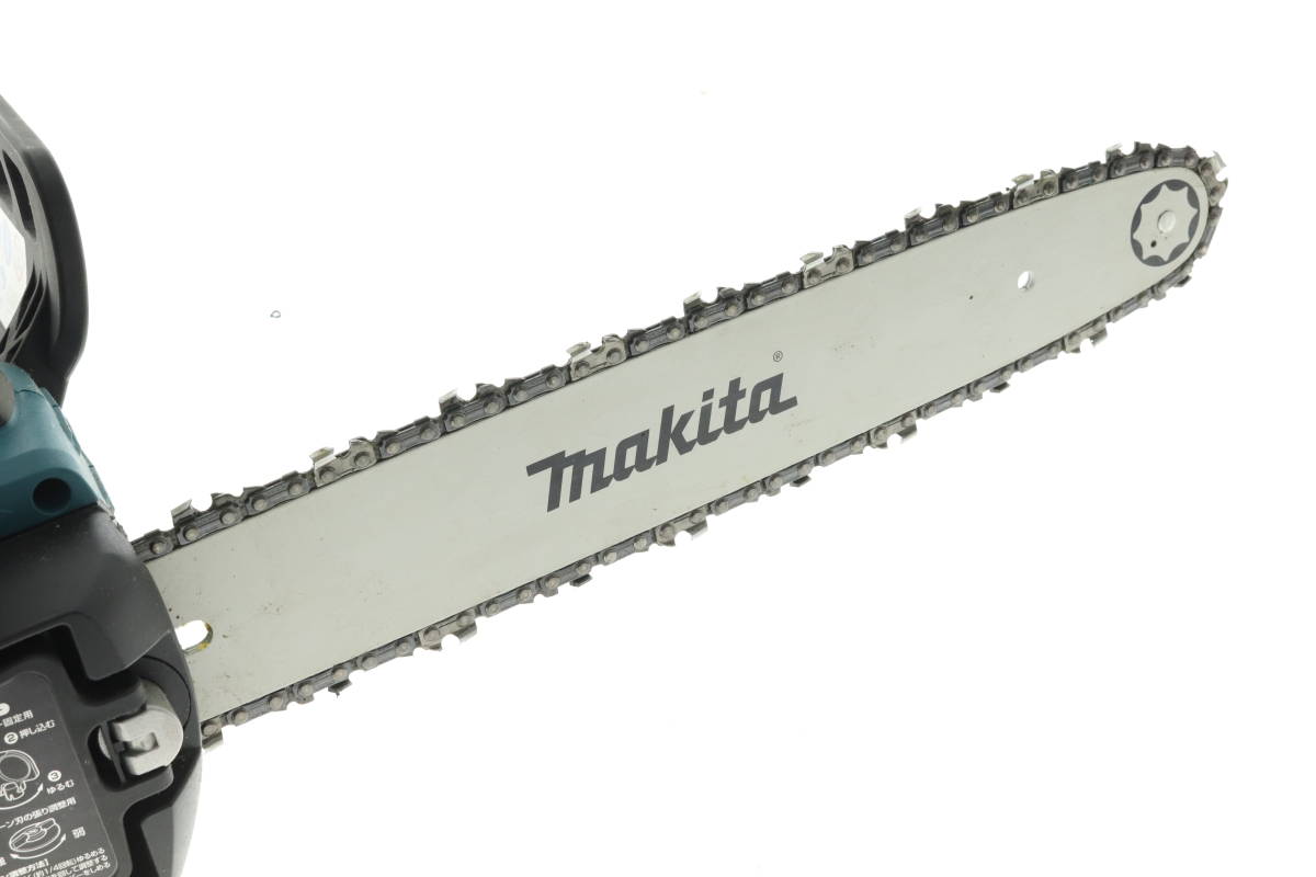 VMPD5-1214-22 makita マキタ 充電式チェンソー MUC350D 充電器 DC36WA バッテリー BL3622A 3点セット 一部通電確認済 ジャンク_画像5